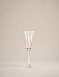 Set of 2 Fleur Ombré Champagne Flutes
