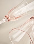 Set of 2 Fleur Ombré Champagne Flutes