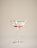 Set of 2 Fleur Ombré Coupe Glasses