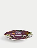 Set aus Tasse & Unterteller mit Blumenmuster