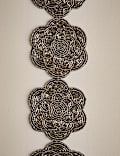 Set of 4 Beaded Scallop Coasters