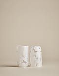 Lot de 2 verres hauts à motif moucheté