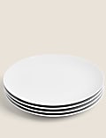 Set of 4 Maxim Coupe Dinner Plates
