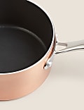 Lot de 4&nbsp;casseroles antiadhésives en aluminium cuivré