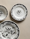 12 Piece Vintage Floral Dinner Set
