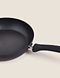 2 Piece Black Aluminium Non-Stick Frying Pan Set