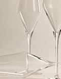 Set of 4 Crystal Dishwasher Safe Champagne Flutes