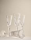 Set of 4 Timeless Champagne Flutes