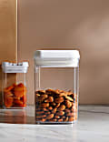 Stockage alimentaire rectangulaire hermétique 0,8 l.