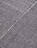 Set of 2 Cotton Rich Ribbed Woven Placemats