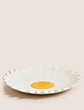 Daisy Large Stoneware Serving Platter