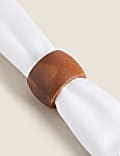 Set of 4 Wooden Napkin Rings