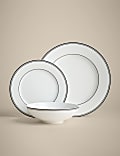 12 Piece Maxim Rim Dinner Set