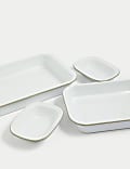4 Piece Enamel Stacking Oven Trays