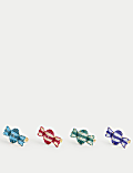 Set of 4 Beaded Sweet Napkin Rings