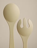 Reactive Glaze Melamine Picnic Salad Servers