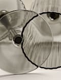 Set of 4 Celine Ribbed Wine Glasses