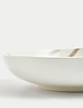 Set of 4 Linear Striped Pasta Bowls