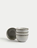 Set of 4 Stoneware Cereal Bowls