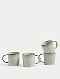 Set of 4 Stoneware Mugs
