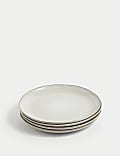 Set of 4 Stoneware Side Plates