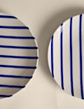 Striped Dinner Plate
