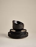 12 Piece Textured Edge Dinner Set