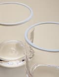 Set of 2 Contrast Rim Tumblers