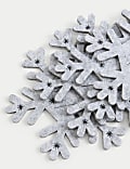 Set of 4 Snowflake Cutlery Holders