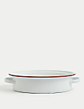 Oval Enamel Roaster with Lid