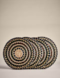 Set of 4 Multicoloured Placemats