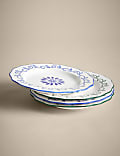 Set of 4 Boho Side Plates