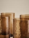 Set of 4 Hammered Hi Ball Glasses