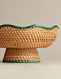Rattan Footed Bowl