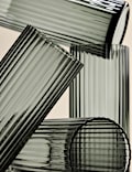 Set of 4 Celine Ribbed Hi Ball Glasses
