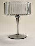 Set of 2 Celine Ribbed Champagne Saucers