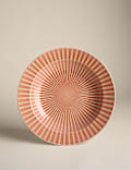 Reactive Striped Serving Bowl