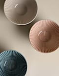 Set of 3 Reactive Striped Nibble Bowls
