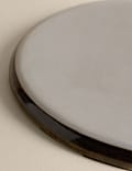 Straight Side Reactive Glaze Dinner Plate