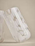 Set of 2 Speckled Hi Ball Glasses
