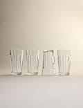 Set of 4 Everyday Ribbed Tumblers