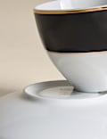 Maxim Gilded Rim Cup & Saucer