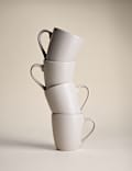 Set of 4 Everyday Stoneware Mugs