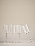 Set of 4 Handmade Celine Wine Glasses