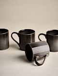 Set of 4 Amberley Reactive Mugs