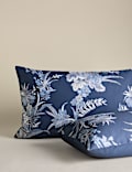 Parure de lit satinée à motif fleuri vintage