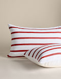 Pure Cotton Contrast Striped Waffle Bedding Set
