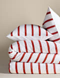 Pure Cotton Contrast Striped Waffle Bedding Set