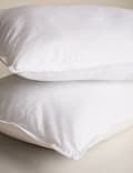 2pk Ultimate Comfort Pure Cotton Medium Pillows