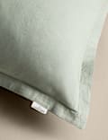 2 Pack Washed Cotton Square Pillowcases